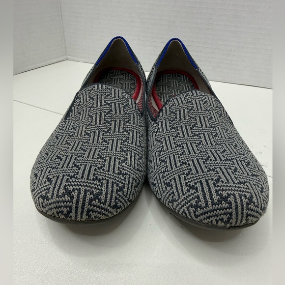Rothy's The Loafer in Charcoal Grid Retired Pattern Women's Size 8 - Picture 4 of 11